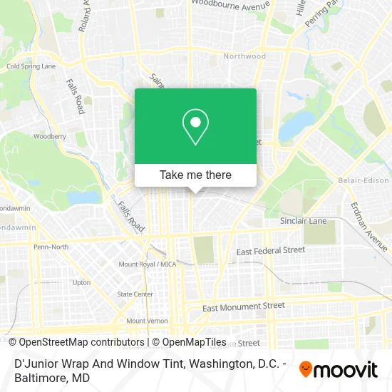 D'Junior Wrap And Window Tint map