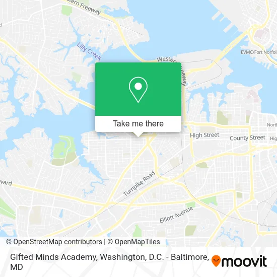 Gifted Minds Academy map