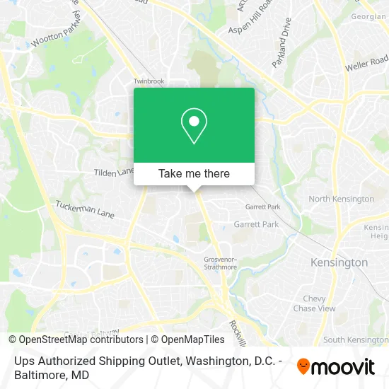 Ups Authorized Shipping Outlet map