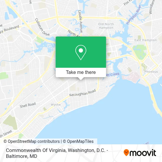 Commonwealth Of Virginia map