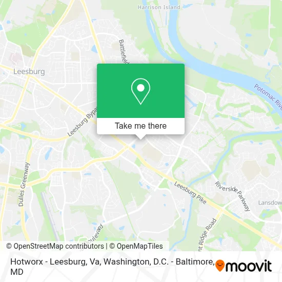 Hotworx - Leesburg, Va map