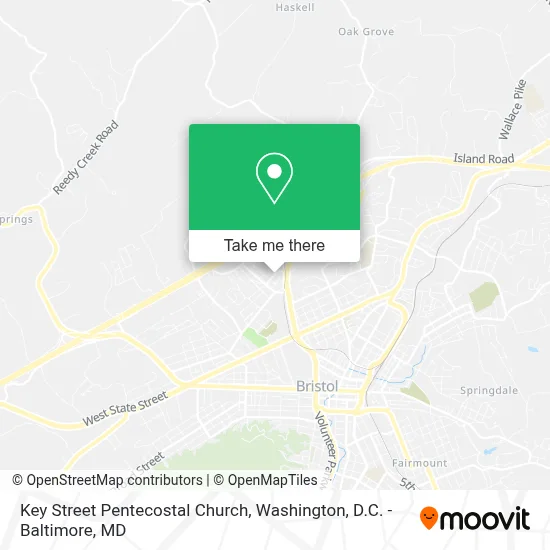 Key Street Pentecostal Church map