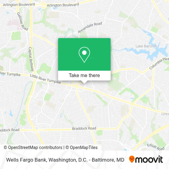 Wells Fargo Bank map