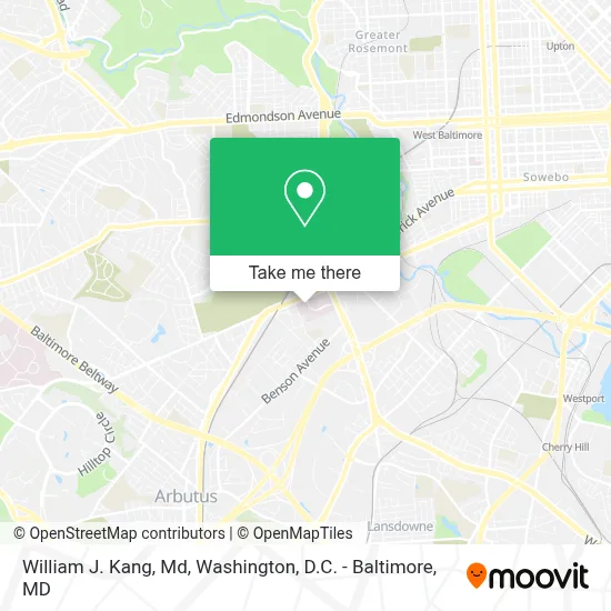 William J. Kang, Md map