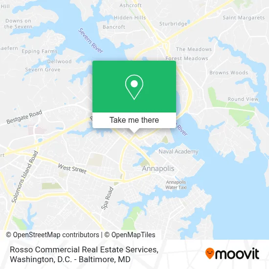 Rosso Commercial Real Estate Services map