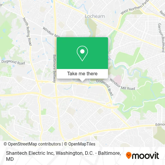 Shantech Electric Inc map
