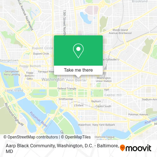 Aarp Black Community map