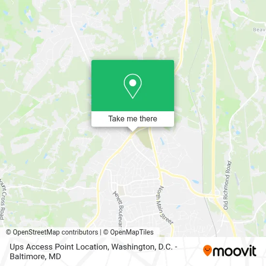 Ups Access Point Location map