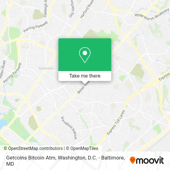 Getcoins Bitcoin Atm map