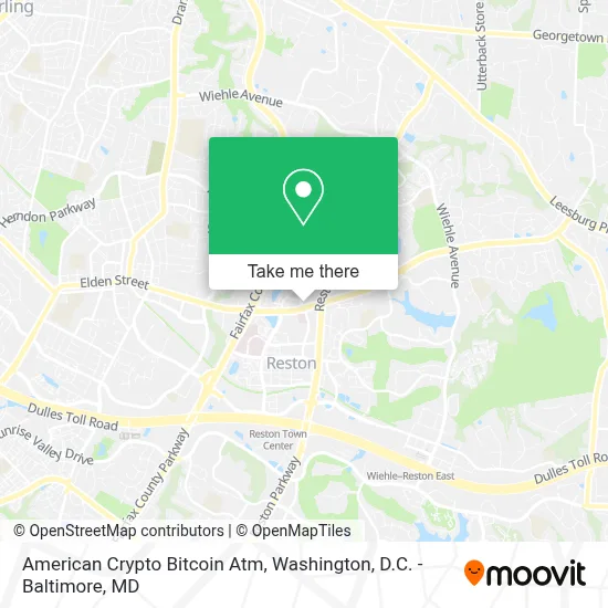 American Crypto Bitcoin Atm map