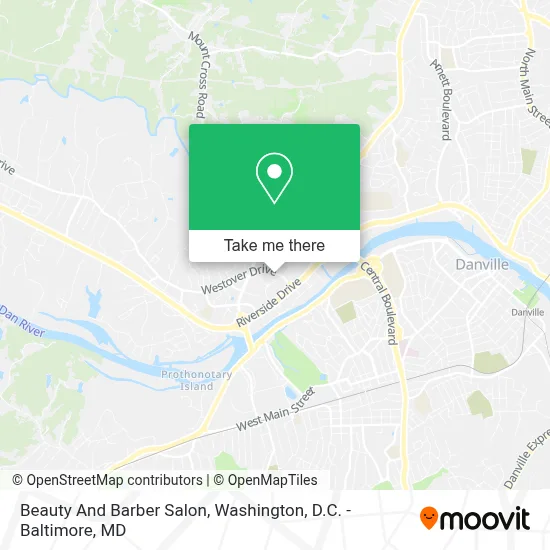 Beauty And Barber Salon map