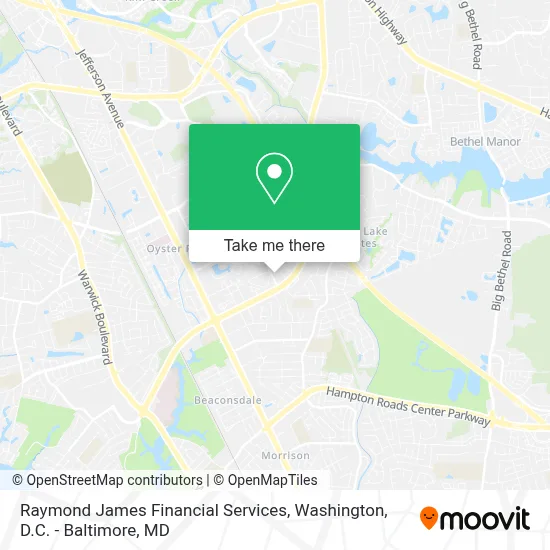Raymond James Financial Services map