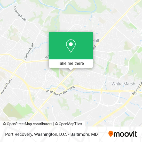 Port Recovery map