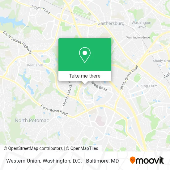 Western Union map