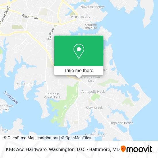 K&B Ace Hardware map
