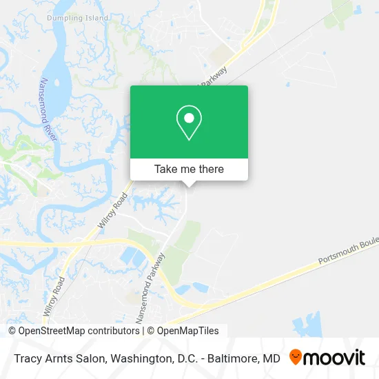 Tracy Arnts Salon map