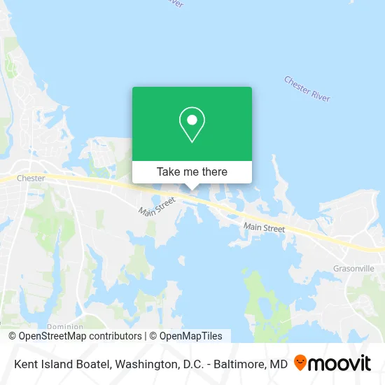 Kent Island Boatel map