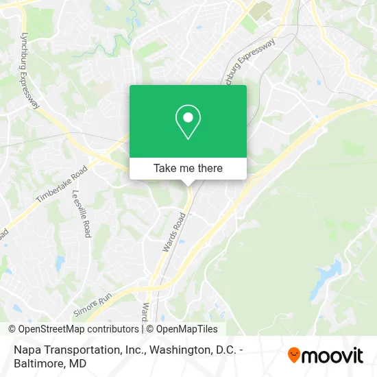 Napa Transportation, Inc. map