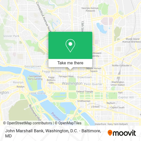 John Marshall Bank map