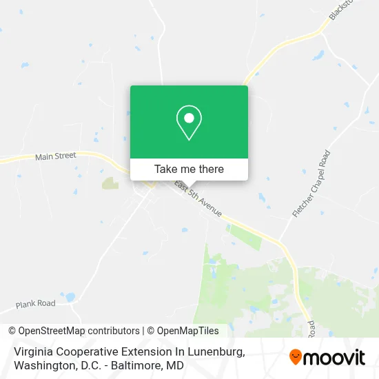 Virginia Cooperative Extension In Lunenburg map
