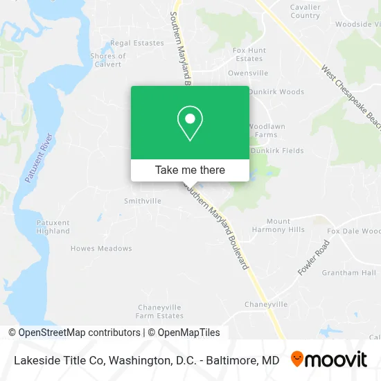 Lakeside Title Co map