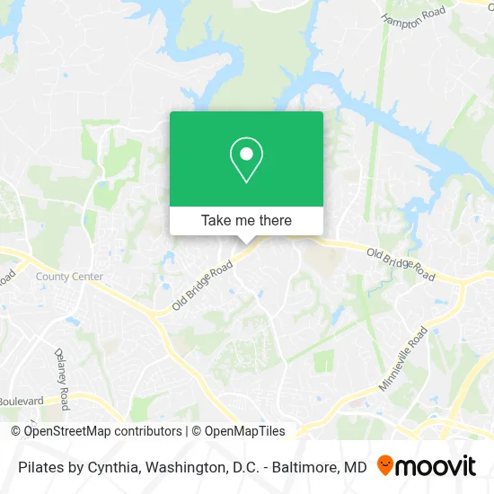 Pilates by Cynthia map