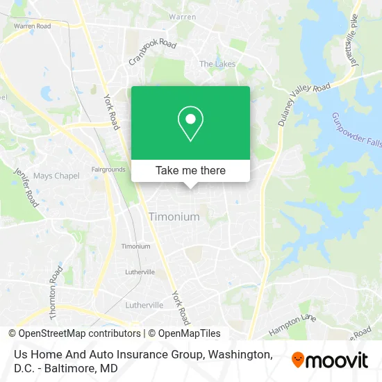 Us Home And Auto Insurance Group map