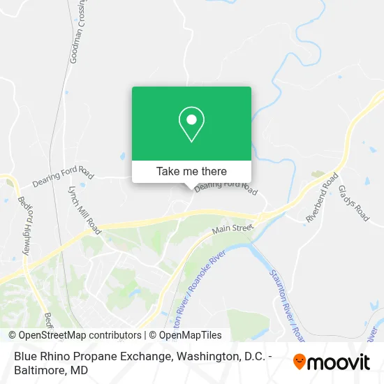 Blue Rhino Propane Exchange map