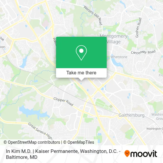 In Kim M.D. | Kaiser Permanente map