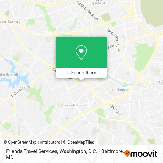 Friends Travel Services map