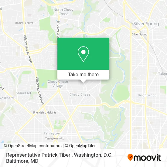 Representative Patrick Tiberi map