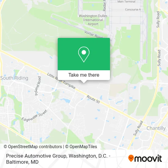 Precise Automotive Group map