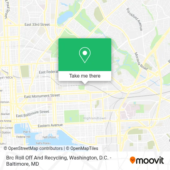 Brc Roll Off And Recycling map