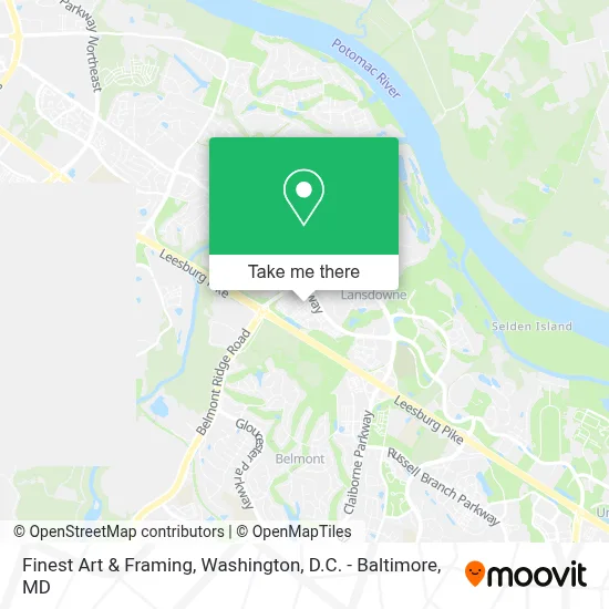 Finest Art & Framing map