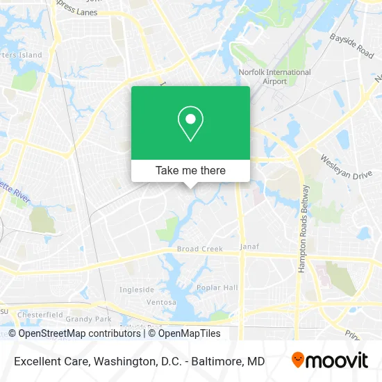 Excellent Care map