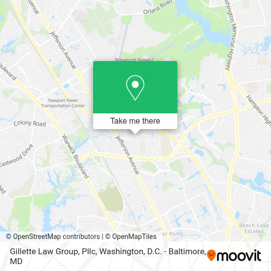Gillette Law Group, Pllc map