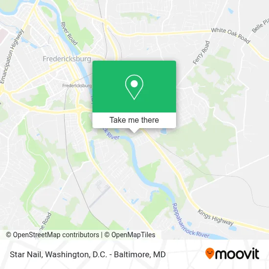 Star Nail map