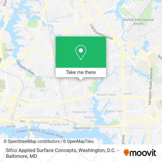 Sifco Applied Surface Concepts map