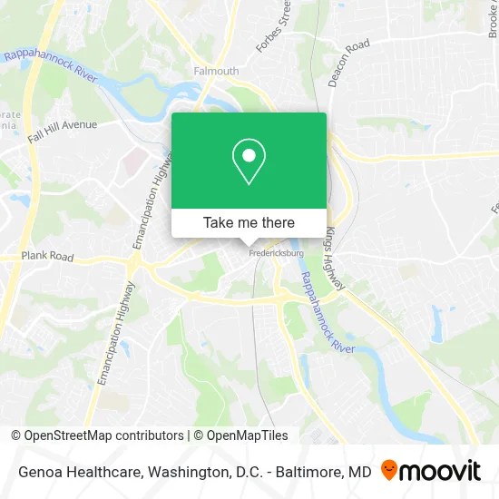 Genoa Healthcare map