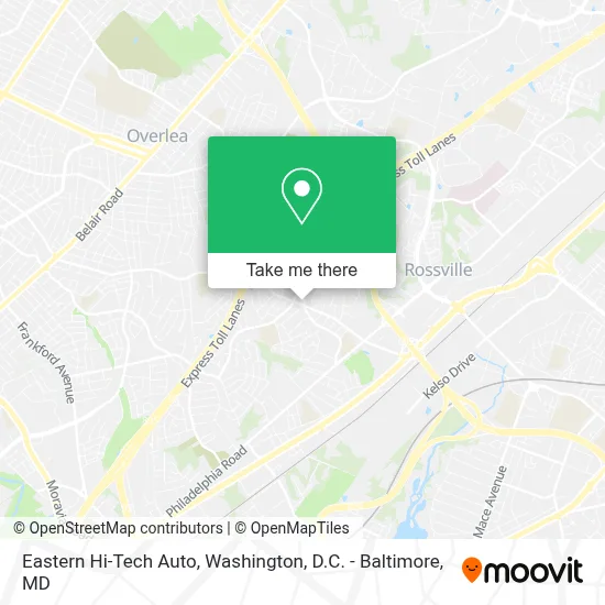 Eastern Hi-Tech Auto map