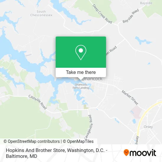 Hopkins And Brother Store map