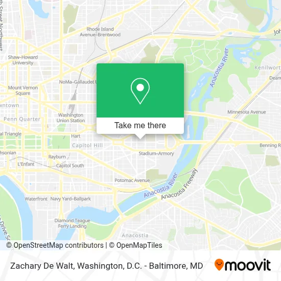 Zachary De Walt map