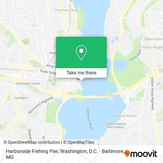 Harborside Fishing Pier map