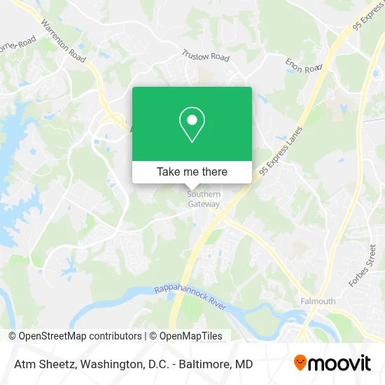 Atm Sheetz map