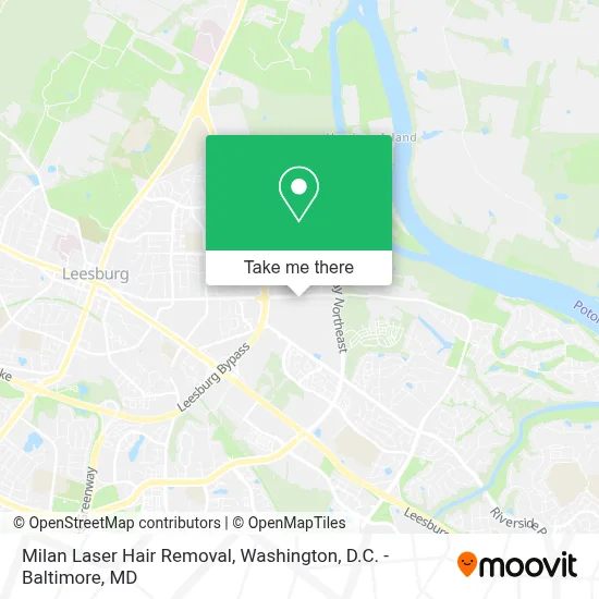 Milan Laser Hair Removal map