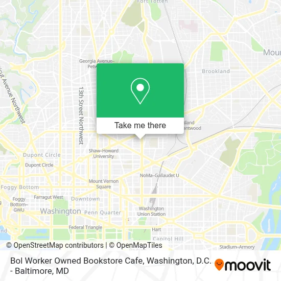 Bol Worker Owned Bookstore Cafe map