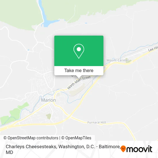 Charleys Cheesesteaks map