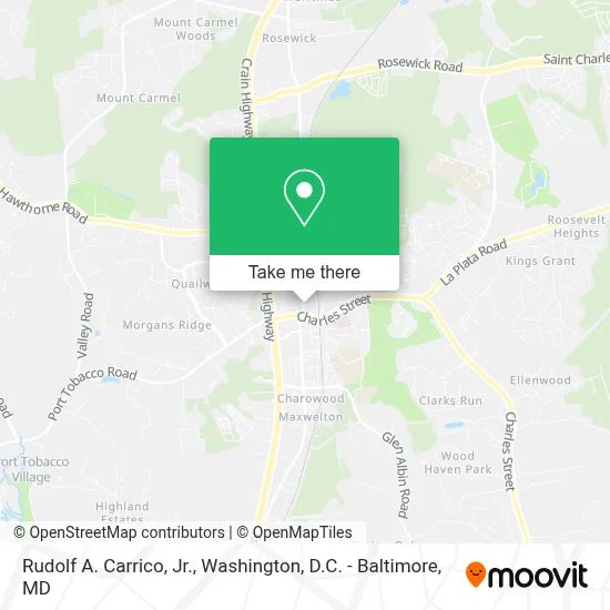Rudolf A. Carrico, Jr. map