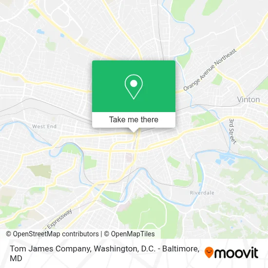 Tom James Company map