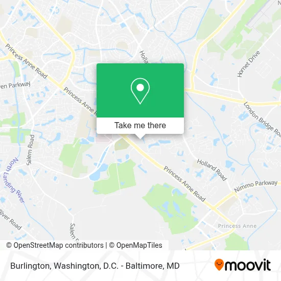 Burlington map